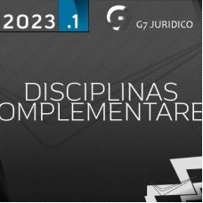 CURSO DE DISCIPLINAS COMPLEMENTARES ESTADUAIS - G7 JURÍDICO 2023