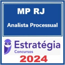 MP RJ - Analista Processual - Pacote – Estratégia 2024