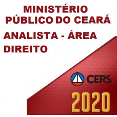 MPCE - ANALISTA DO MINISTÉRIO PÚBLICO DO CEARÁ MP CE - ÁREA DIREITO  - PÓS EDITAL - (CERS  2020)